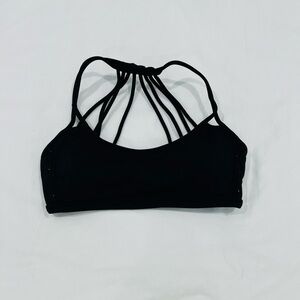 Lululemon Athletica Free to be Wild Black Yoga Bra Intimates